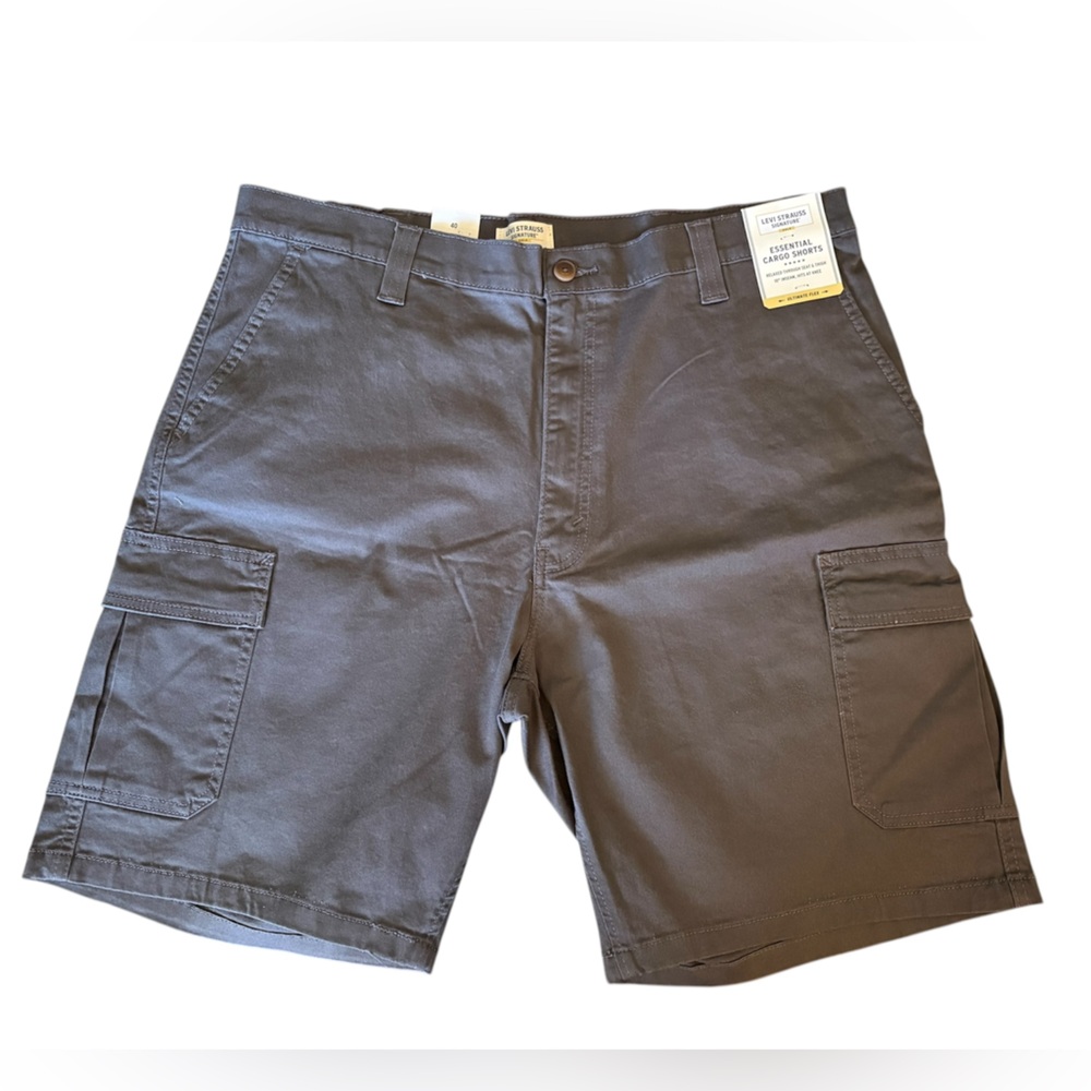 Levi’s Brown Cargo Shorts Men’s Utility Pocket Outdoor Casual Shorts